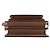 Marni Mini Borsa a Tracolla e Crossbody Trunk Saffiano Sand Brown Marrone - vista 8