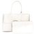 Bottega Veneta Borsa Tote Arco piccola in Intrecciato bianca Bianco