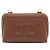 16 Céline Clutch con catena in vitello liscio Marrone