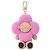 Louis Vuitton Charm per borsa Vivienne in crochet rosa