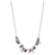 Dior Collana Beaded Heart Cubic Silver Rosa  - vista 2