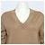 Burberry Brauner Pullover aus Wolle und Seide mit Initial-Logo - Strick-T-Shirt für Damen - Ansicht 2