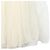 Dior Saia midi plissada em tule bordado com bolinhas ecru - vista 3