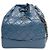 Chanel Gabrielle Rucksack Navy Blau