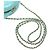 Chanel Borsa Crossbody Tambourine Mint Verde - vista 7