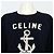 Céline T-shirt en polaire pour femme avec imprimé logo - vue 2