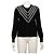 Chanel Strickjacke für Damen mit V-Ausschnitt und schwarzen Kristallknöpfen