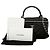 Chanel Borsa Vanity in pelle d'agnello con manico superiore e tracolla a catena Nero Oro