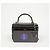 Chanel Borsa Vanity in pelle d'agnello con manico superiore e tracolla a catena Nero Oro - vista 7