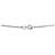 Chanel Collana Heart CC Silver Argento  - vista 3