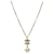 Chanel Collana CC in oro con perla a goccia D'oro