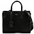 Saint Laurent mala Tote Nano em couro liso Preto com ferragens douradas