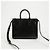 Saint Laurent mala Tote Nano em couro liso Preto com ferragens douradas - vista 3