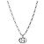 Gucci Collar entrelazado de plata
