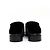 Prada Brushed Black Mule Slippers with Triangular Logo - view 7