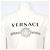 Versace Unisex T-Shirt aus Baumwolle in Weiß mit Logo - Ansicht 2