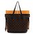 Louis Vuitton Borsa a tracolla Neverfull Inside Out MM in pelle nera Monogram Nero