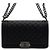 Chanel Borsa a tracolla Boy Medium Flap in Caviar nero - vista 2