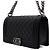 Chanel Borsa a tracolla Boy Medium Flap in Caviar nero - vista 3
