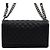 Chanel Borsa a tracolla Boy Medium Flap in Caviar nero - vista 5