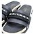 Valentino Rockstud Damen-Slipper aus schwarzem Raffia mit Klettverschluss - Ansicht 5