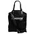 Burberry Borsa Tote a Spalla Kingdom in Nylon Piatto Bidirezionale Nero - vista 4