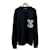 Louis Vuitton Intarsia-Strickpullover Rundhals schwarz