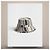 Dior Riviera Oblique Sun Stripe Bucket Hat Grey Blue Cotton Silk Jacquard - vista 2