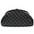 Chanel Clutch in pelle di agnello matelassé nera Nero