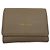 Vitello Prada Small Leather Tri-Fold Wallet Caramel Brown - view 2