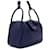 Hermès Borsa Tote e a Tracolla LINDY Navy Swift Blu - vista 4