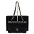 Chanel Borsa a tracolla Classic Small Flap CC in Caviar Nero