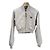 Miu Miu Panama Baumwoll-Bomberjacke Beige Damen (Größe Braun