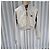 Miu Miu Panama Baumwoll-Bomberjacke Beige Damen (Größe Braun - Ansicht 3