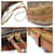 Louis Vuitton Borsa Hobo Loop Monogram Reverse Canvas Marrone  - vista 8