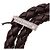 Bottega Veneta Bracciale in Napa Intrecciato Marrone - vista 8