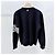 Thom Browne Strick mit diagonalen Streifen und Goldakzenten Navy Size Blau - Ansicht 5