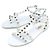 Valentino Sandali con cinturino Rockstud Bianco - vista 3