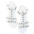 Valentino Sandali con cinturino Rockstud Bianco - vista 4