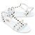 Valentino Sandali con cinturino Rockstud Bianco - vista 5