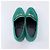 Hermès Mocassino in camoscio con logo Green Verde - vista 7