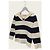 Dior Marinere Pullover aus Wolle-Kaschmir-Strick Marineblau Ecru - Ansicht 3