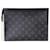 Louis Vuitton Eclipse Monogram Pochette Voyage Nero - vista 5