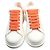 Alexander Mcqueen Ivory Orange Two-Tone Men's Sneakers White - view 2