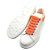 Alexander Mcqueen Ivory Orange Two-Tone Men's Sneakers White - view 4