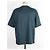 Hermès T-Shirt Turchese con Patch in Pelle di Cavallo Blu - vista 4