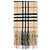 Burberry Sciarpa Slim in Cashmere a Quadri Marrone