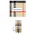 Burberry Sciarpa Slim in Cashmere a Quadri Marrone - vista 5