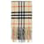 Burberry Sciarpa Slim Check in Cashmere (Sand) Marrone