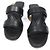Bottega Veneta Mules in vitello nero con fasce incrociate da donna